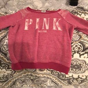 PINK long sleeved sweatshirt